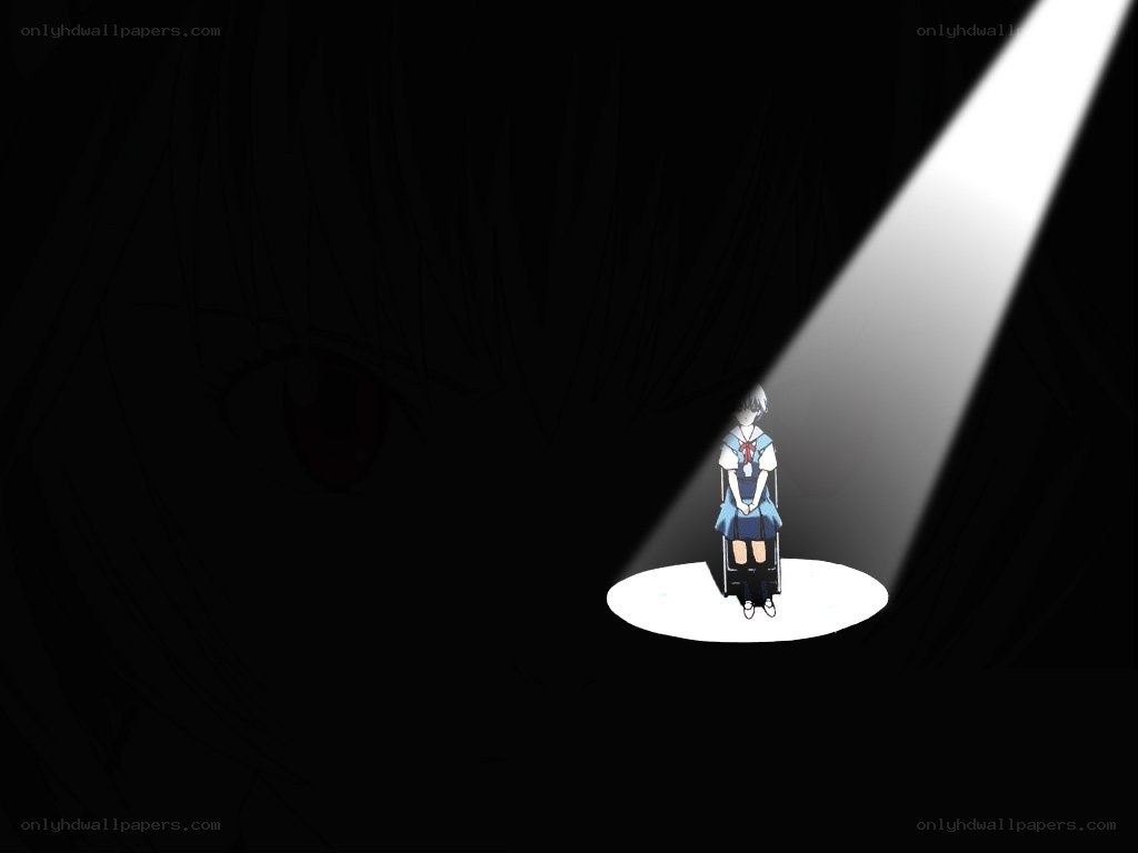 girl in spotlight