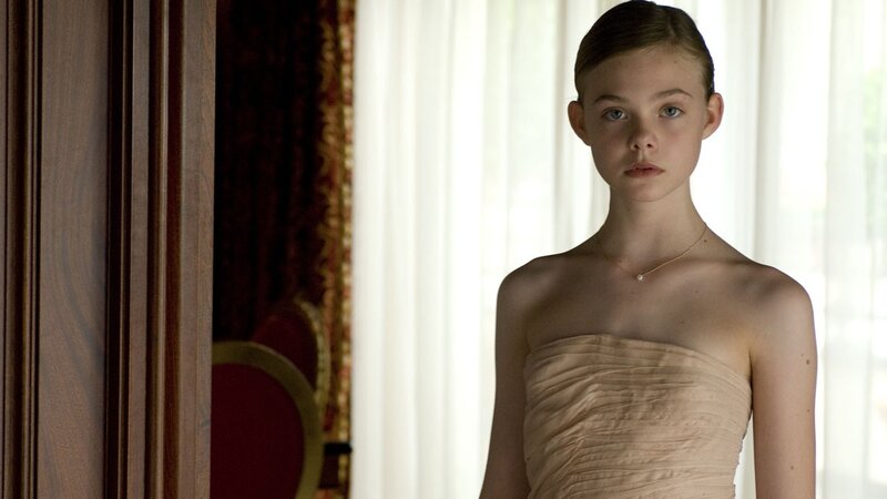 girl in strapless dress