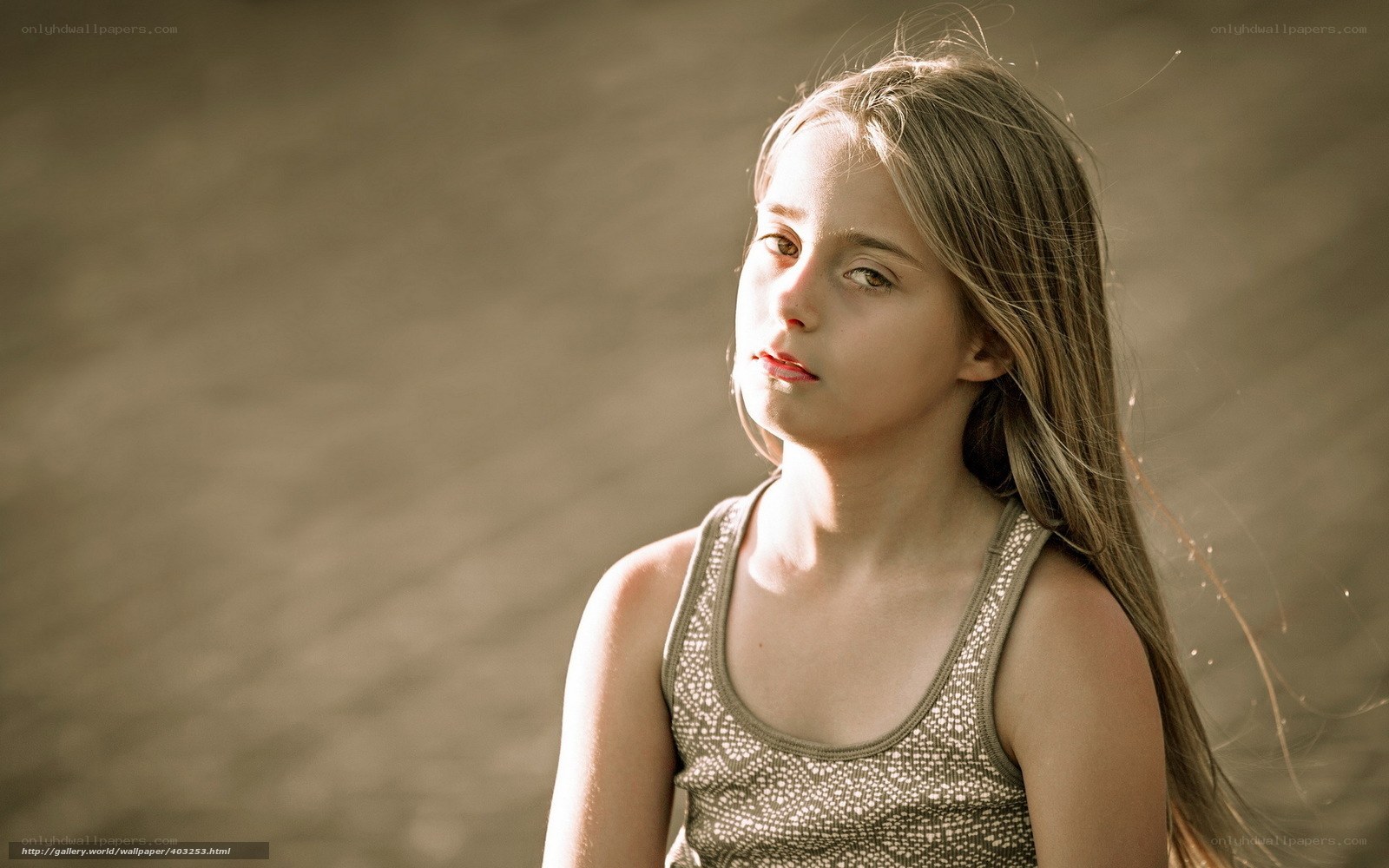 girl in sunlight