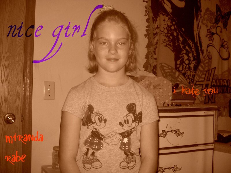Girl in T-shirt