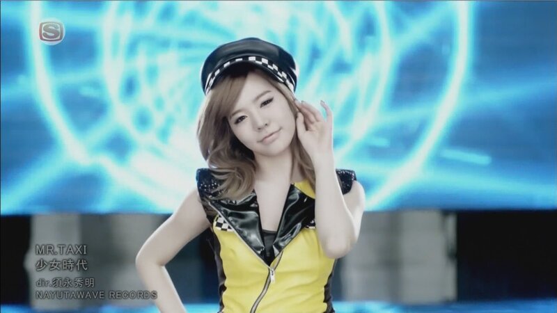 girl in taxi uniform