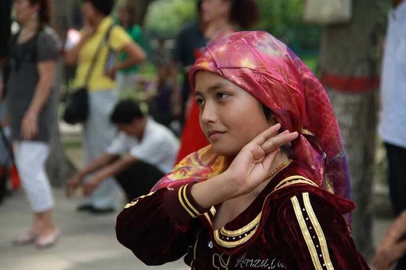girl in traditional clothing