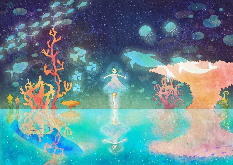 girl in underwater dream