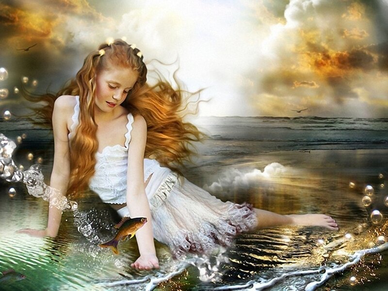 Girl in Water