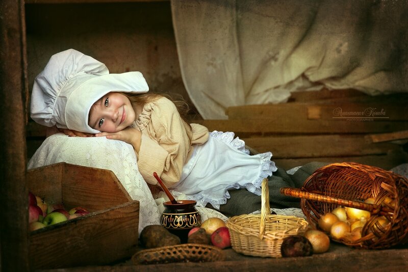 Girl in White Bonnet