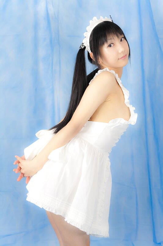 girl in white dress