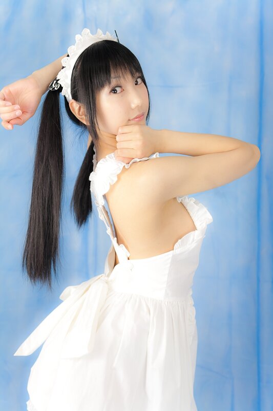 girl in white dress