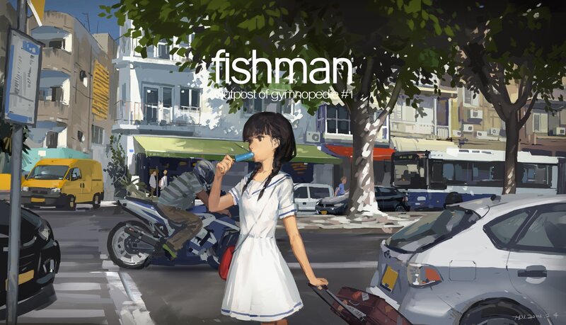 Girl in White Dress — Calm, Afternoon, Digital Art