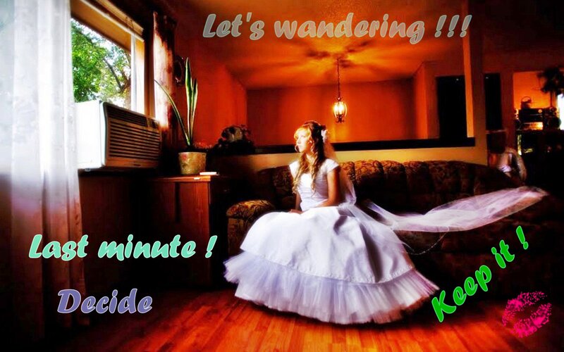 Girl in White Dress — Dramatic, Afternoon, Photograph