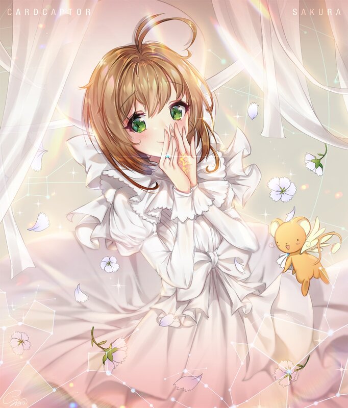 Girl in White Dress — Dreamy, Digital Art, Doll
