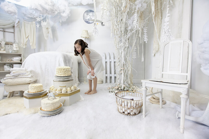 Girl in White Dress — Dreamy, Photograph