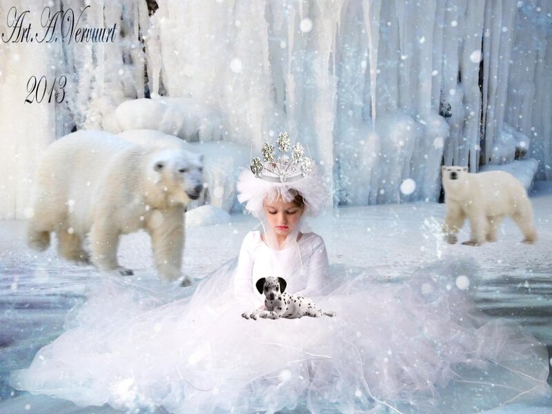 Girl in White Dress — Frosty