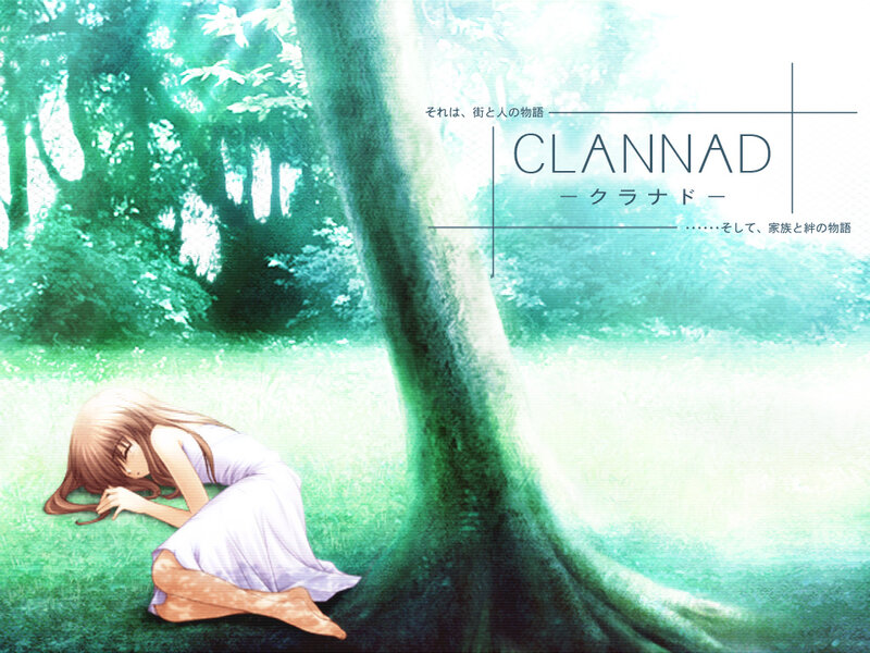 Girl in White Dress — Green, Serene, Anime, Forest