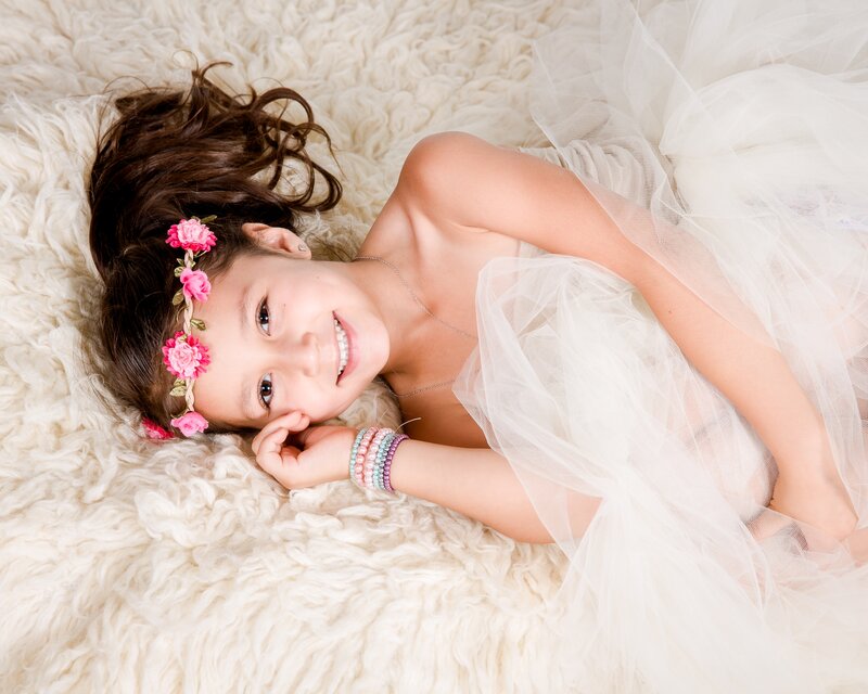 Girl in White Dress — Happy