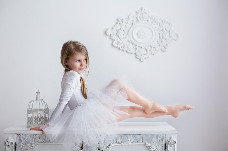 Girl in White Tutu — Serene
