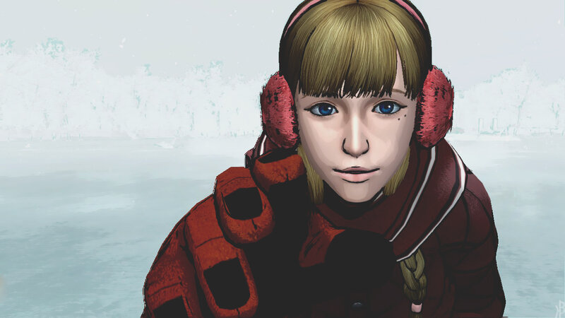 Girl in Winter Clothing