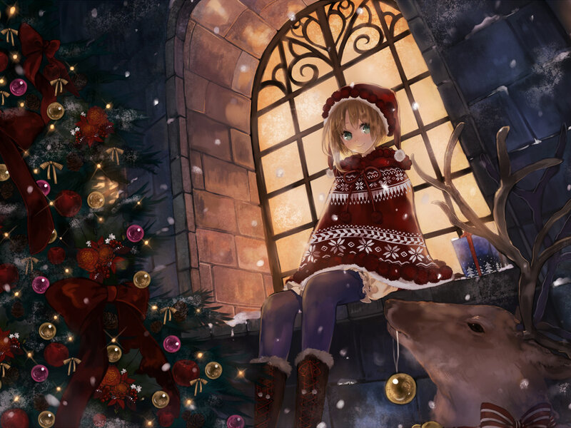 Girl in Winter Outfit