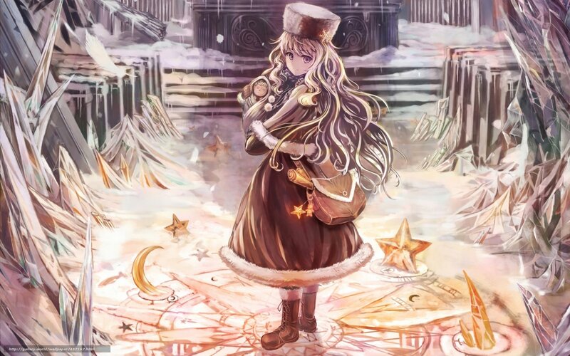 girl in winter wonderland