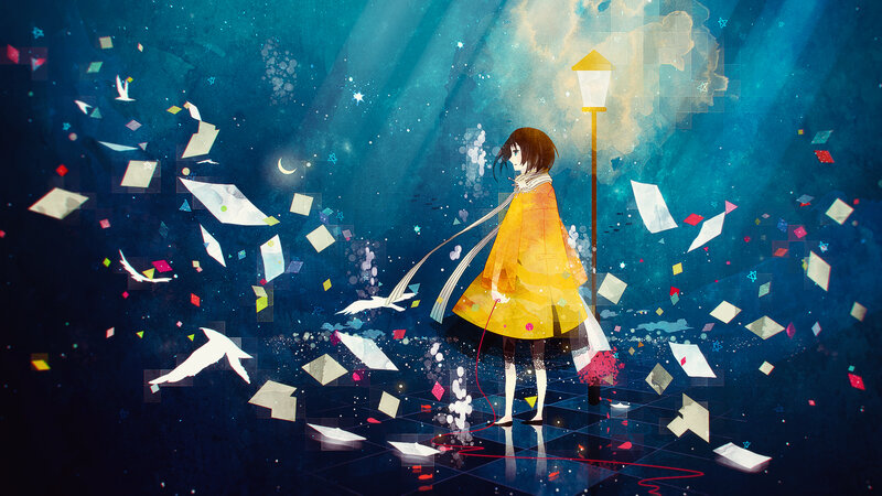 Girl in Yellow Coat