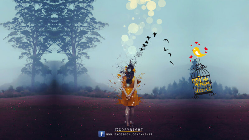 Girl in Yellow Dress — Dreamy, Morning