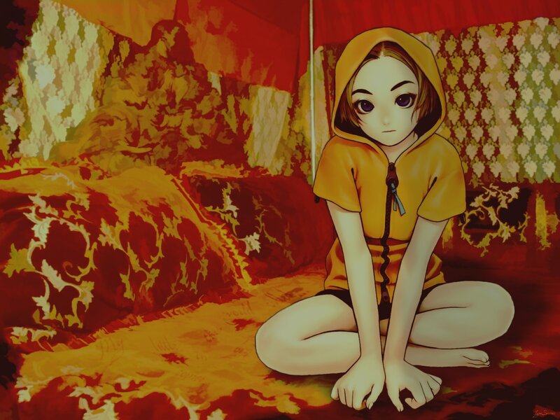 Girl in Yellow Hoodie