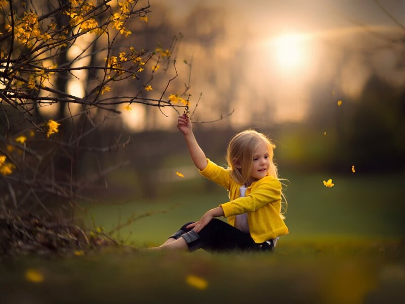 Girl in Yellow Jacket