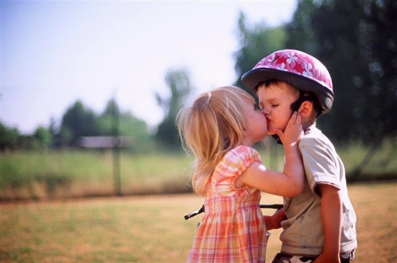 Girl Kissing Boy
