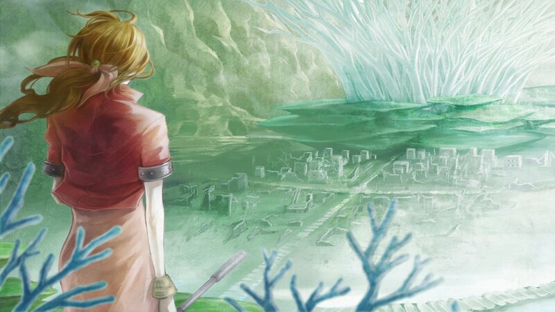 Girl Looking at City