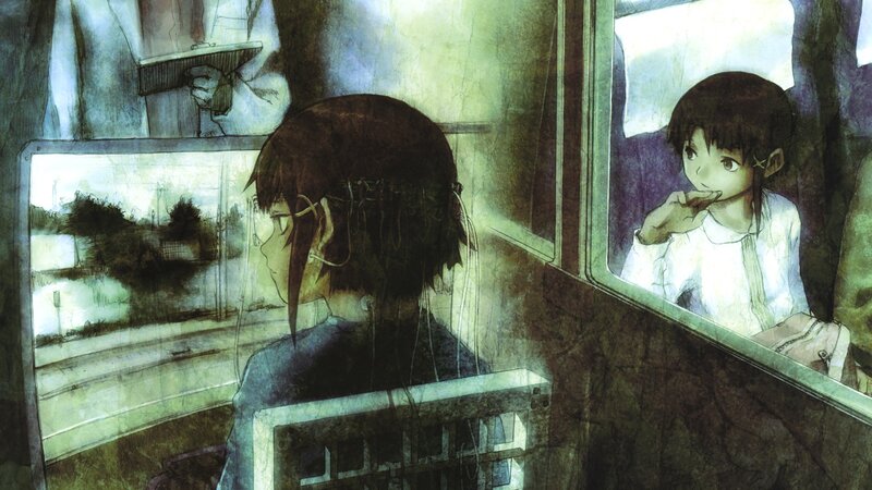 Girl Looking in Train Window