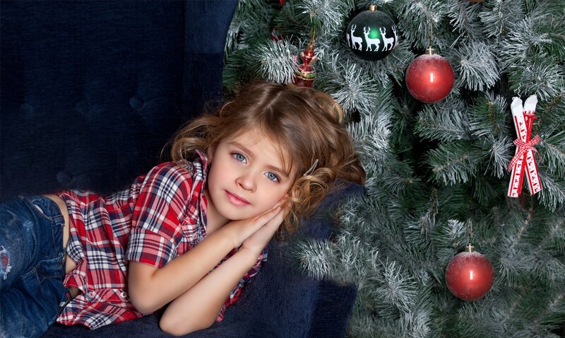Girl Lying by Tree