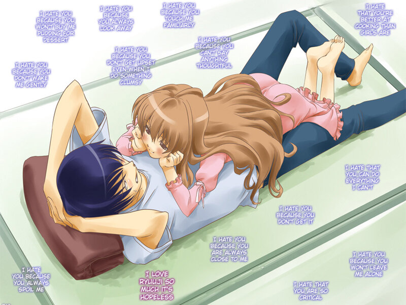 Girl Lying on Boy