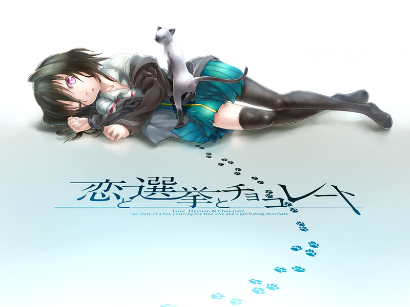 Girl Lying with Cat