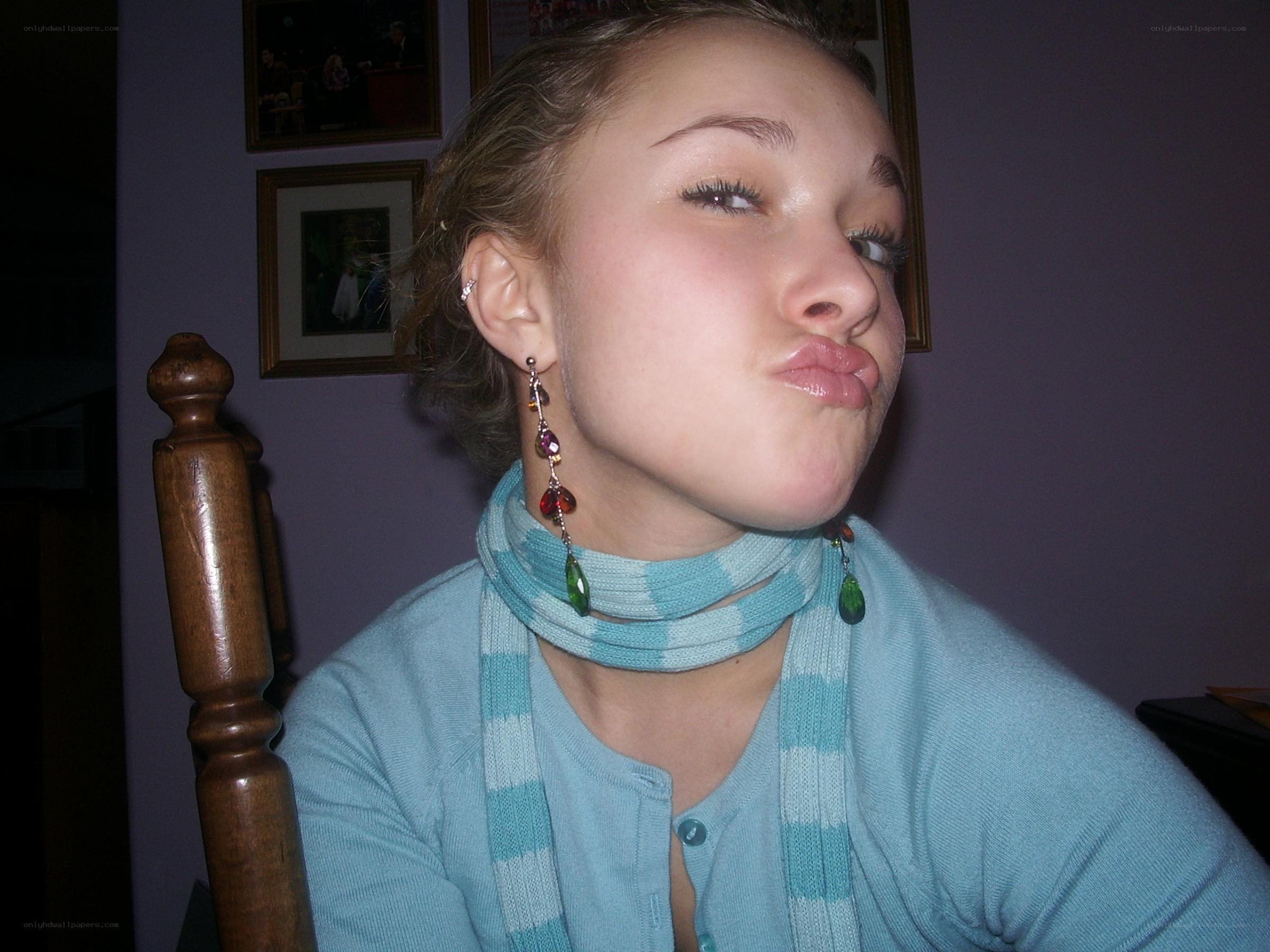 girl making a face