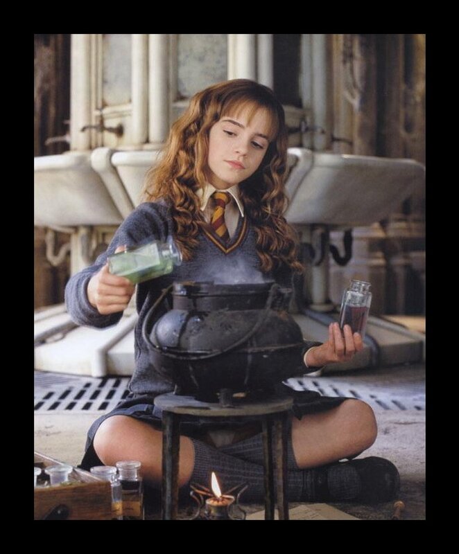 Girl Making Potion