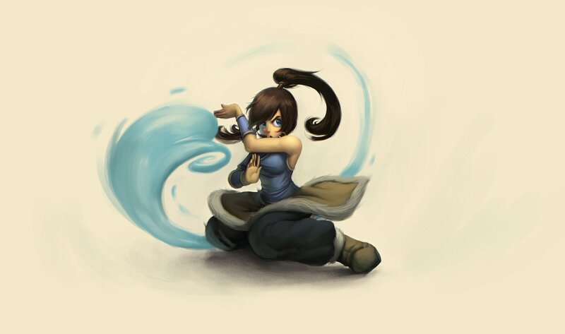 Girl Manipulating Water