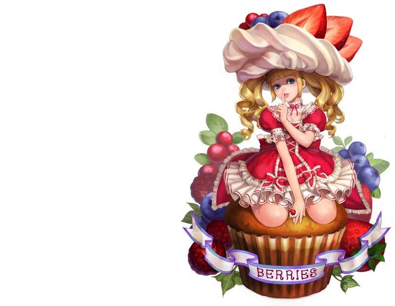 Girl on a Cupcake