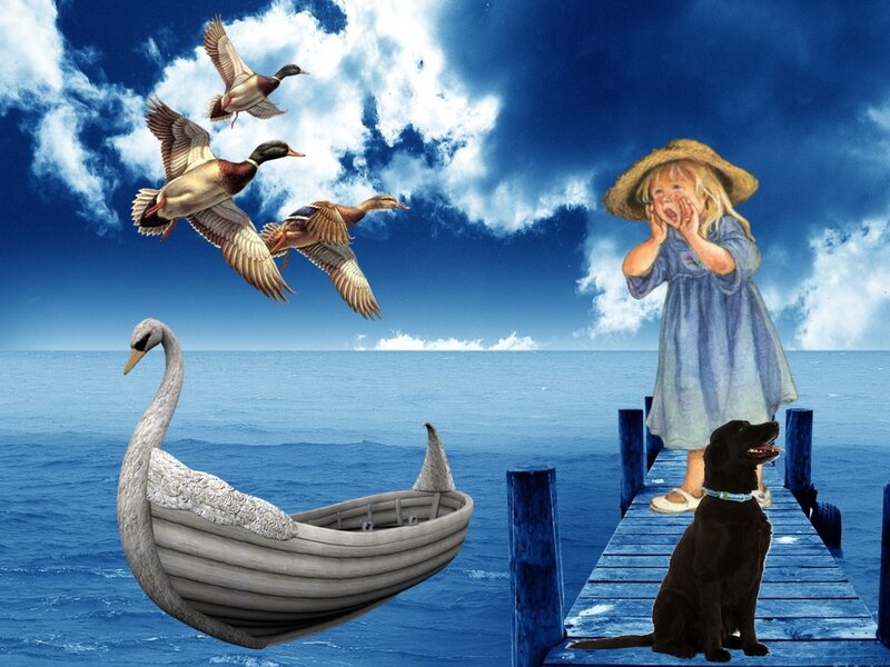 Girl on a Dock