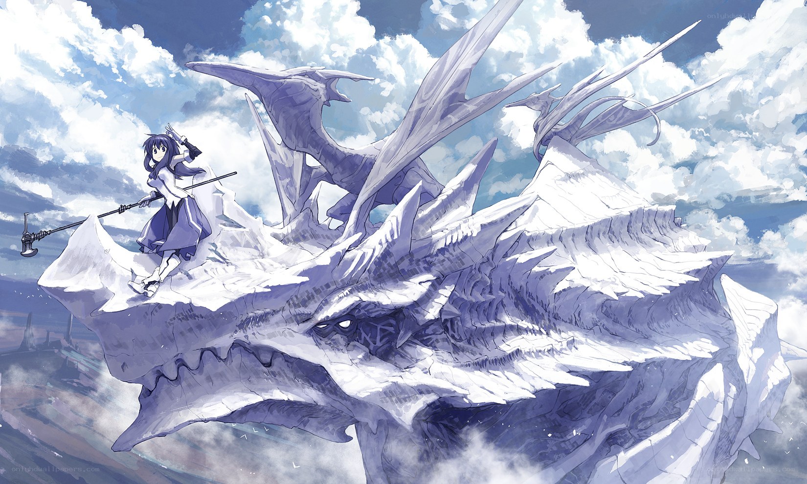 girl on a dragon's back