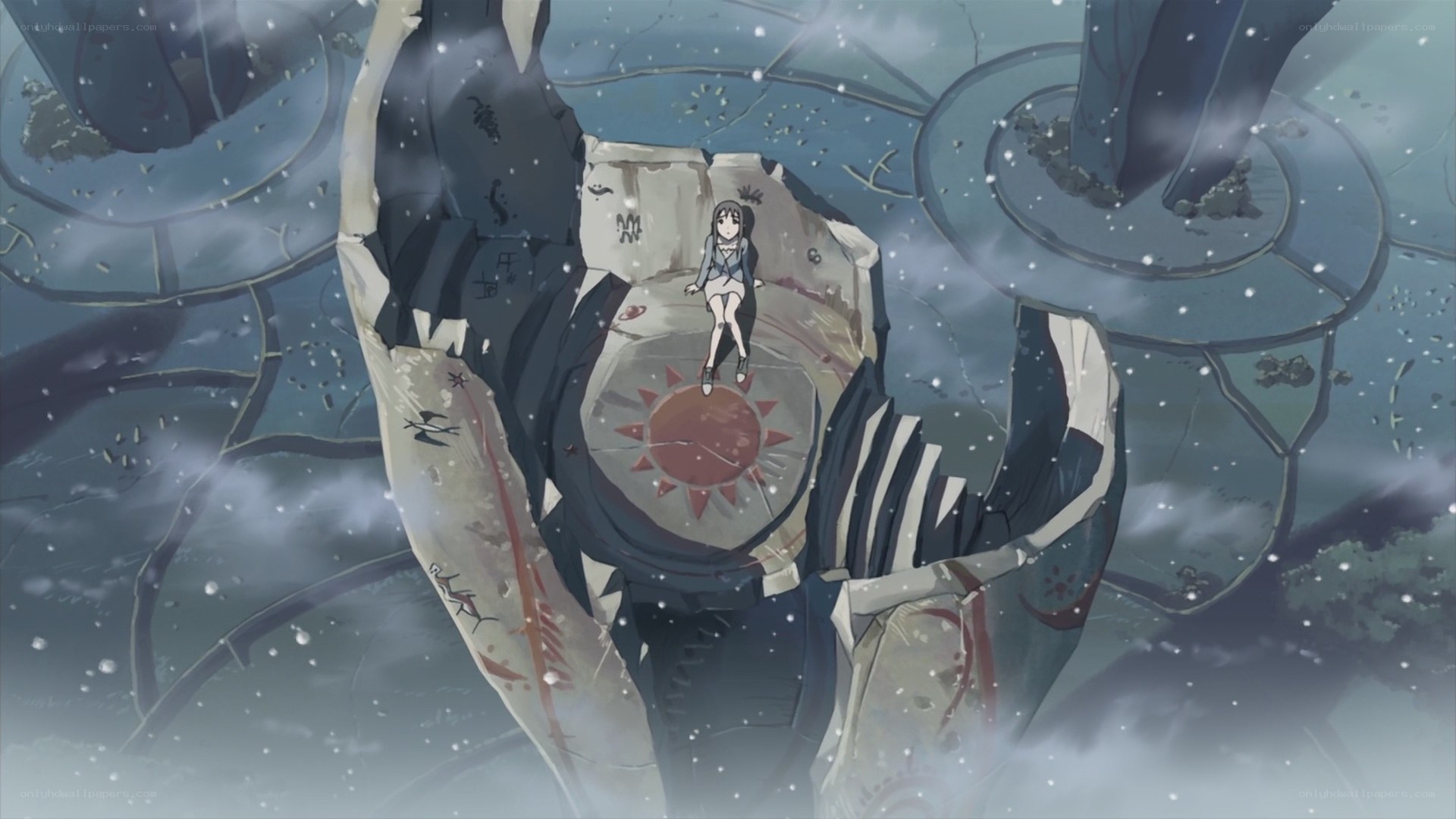 girl on a giant robot