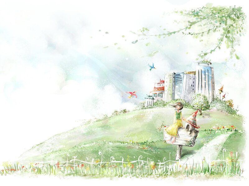 Girl on a Hill