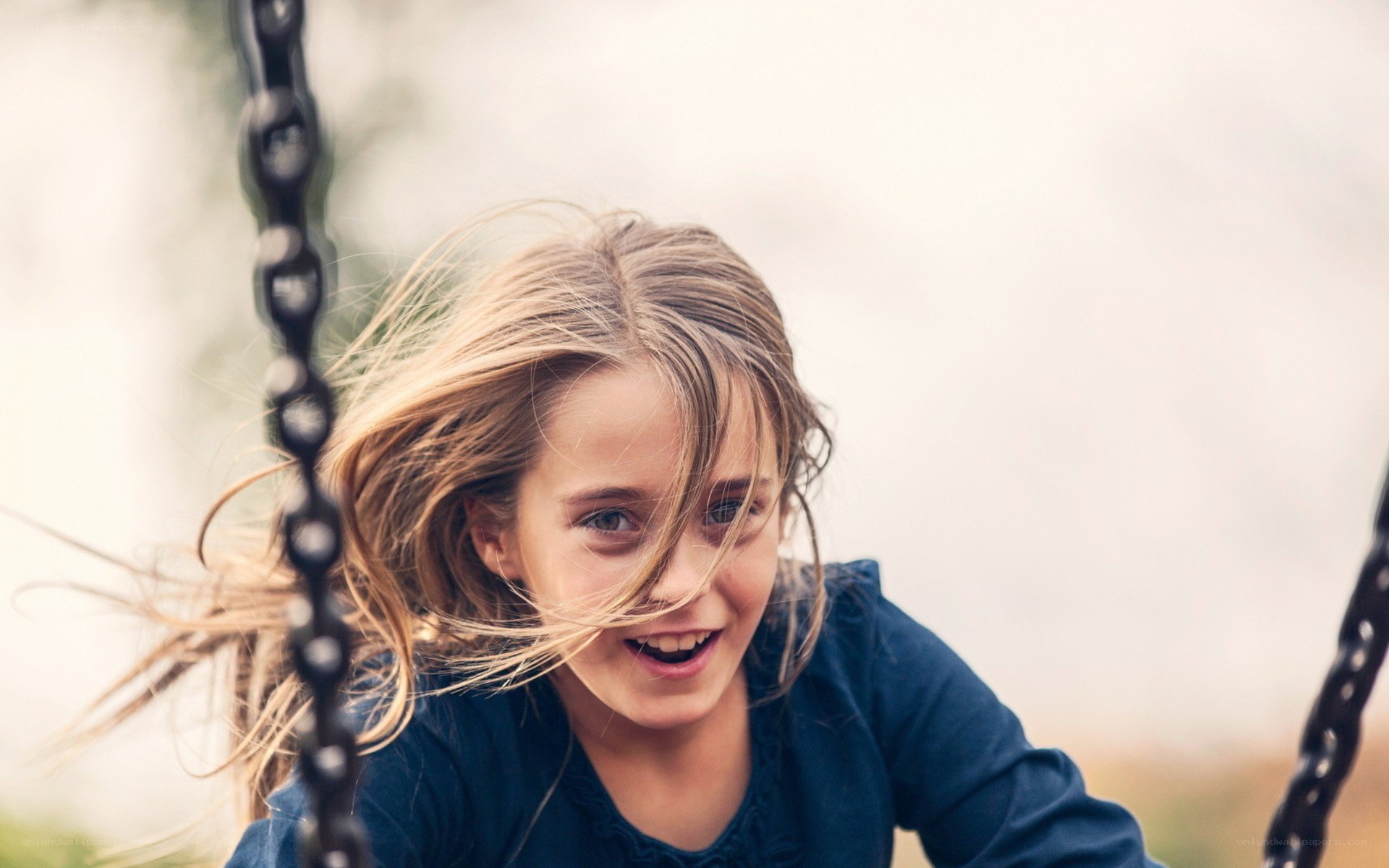 girl on a swing
