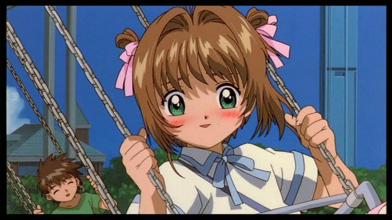 Girl on a Swing — Blue, Playful