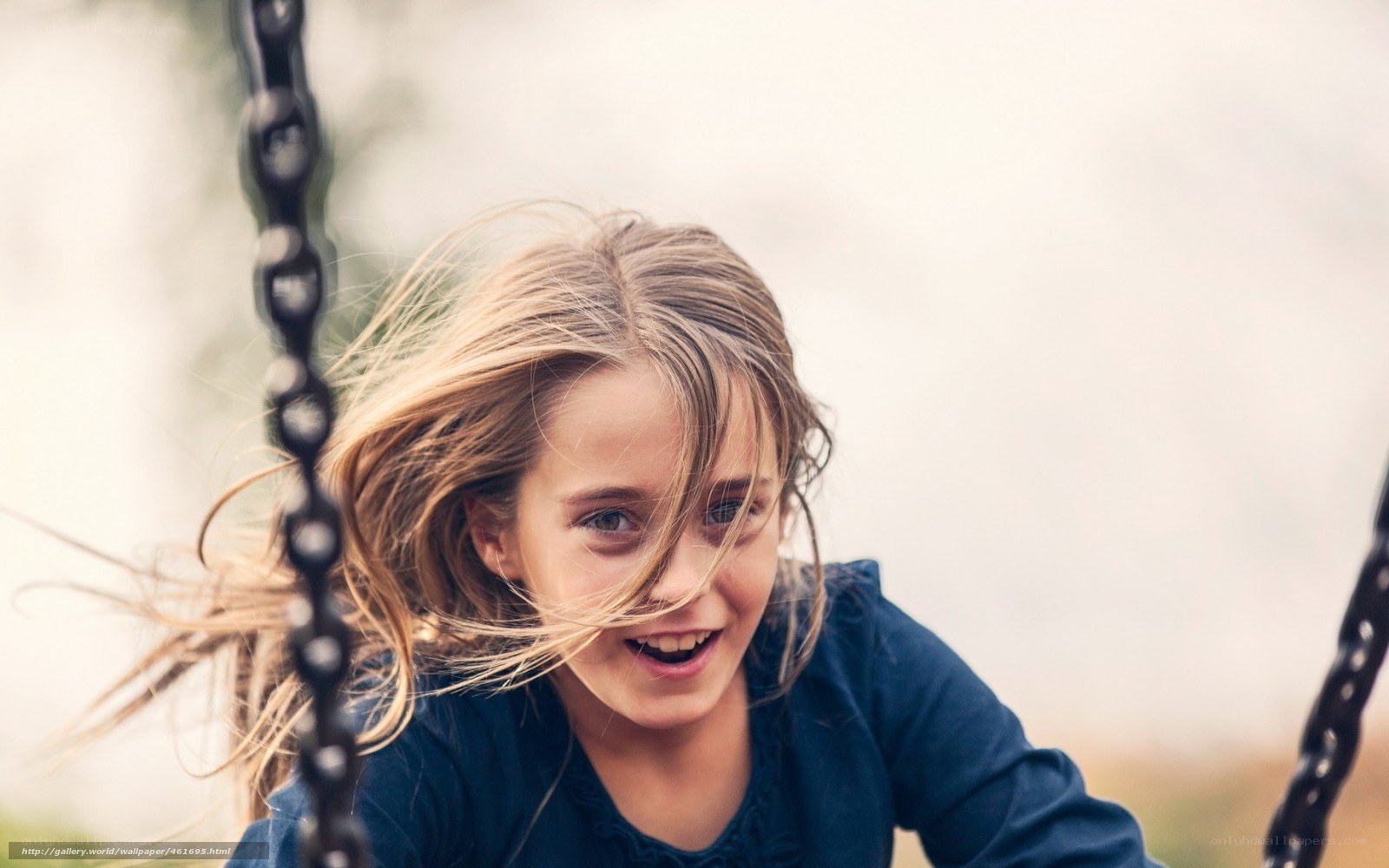 girl on a swing