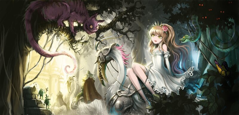 Girl on a White Horse