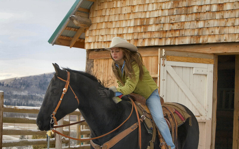 Girl on Black Horse — Calm
