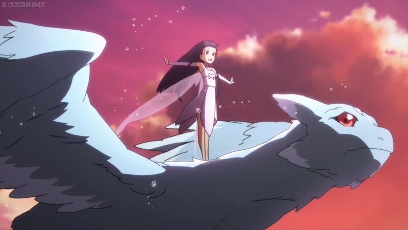 Girl on Dragon — Red