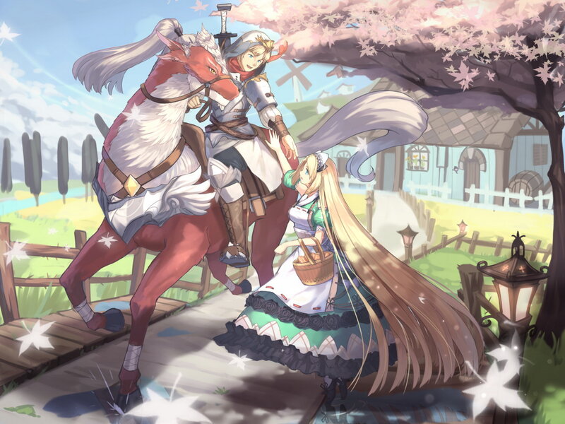 Girl on Horseback