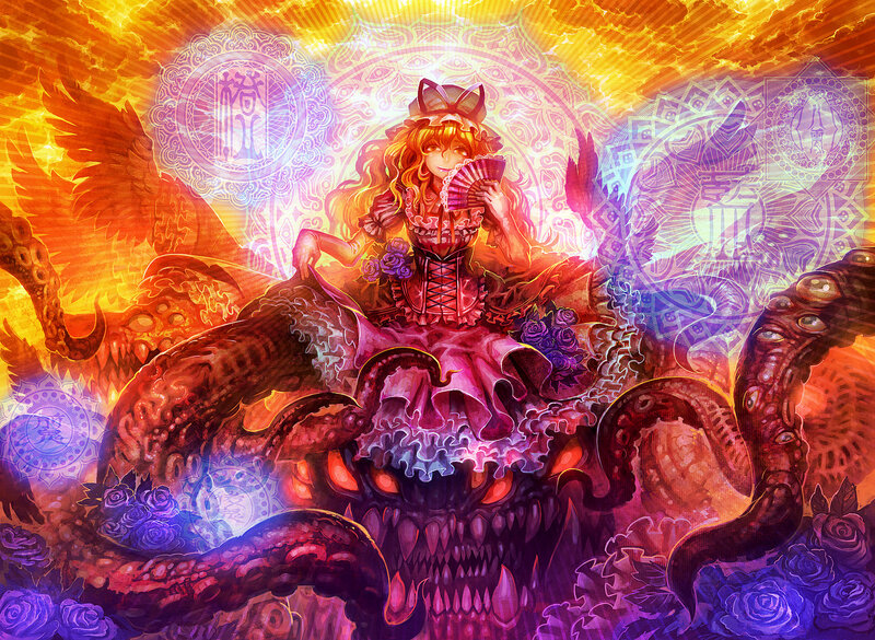 Girl on Monster Throne