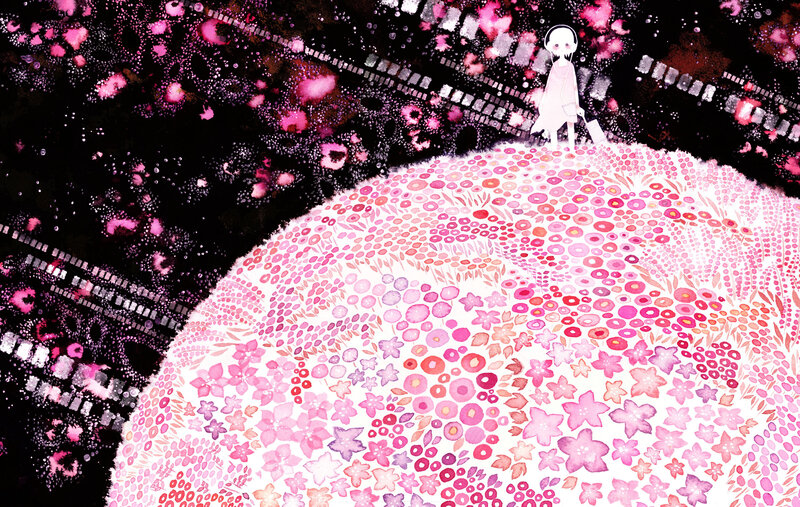 Girl on Pink Hill