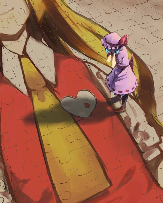 girl on puzzle path